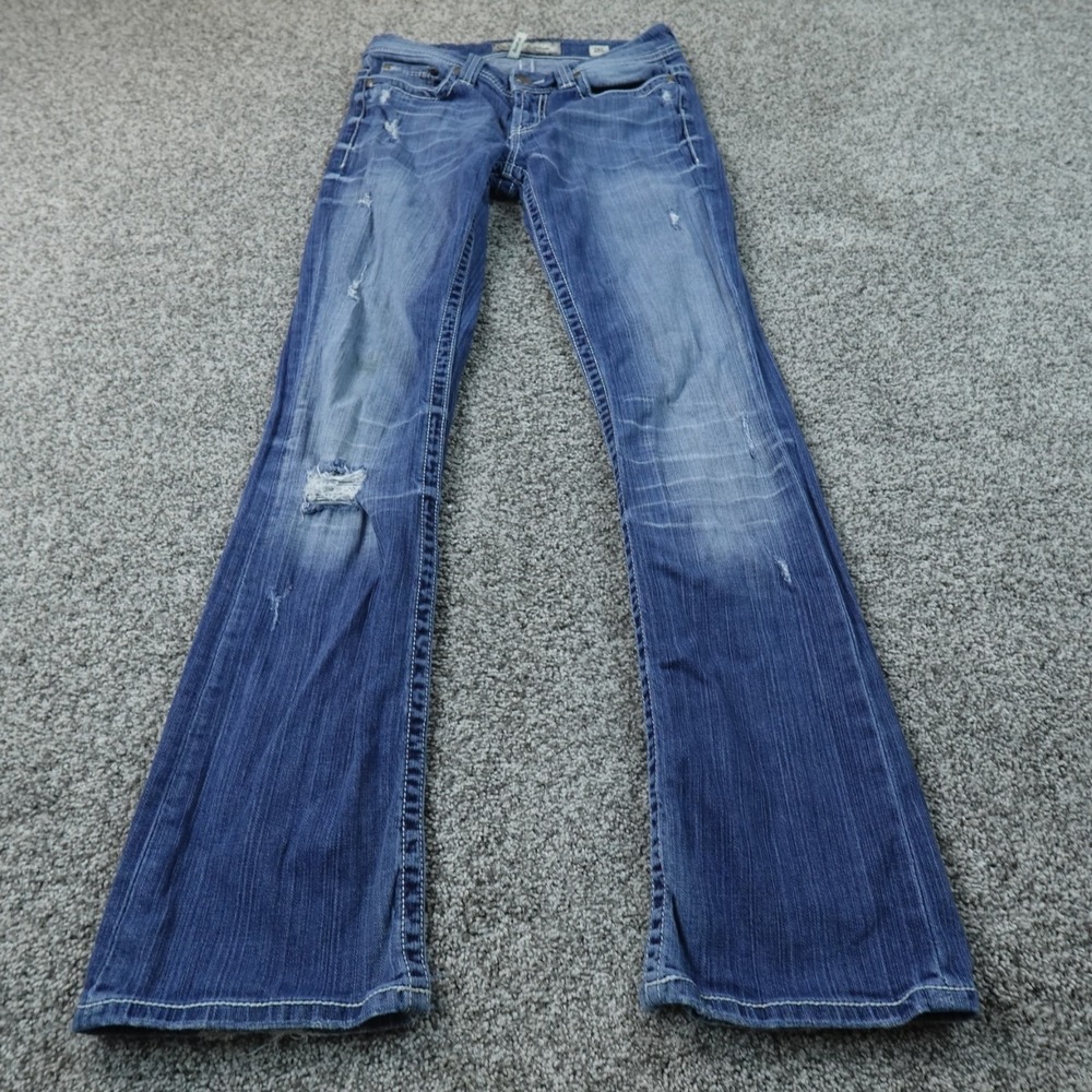 Buckle BKE Jeans Womens 28 Dark Blue Denim Pants Payton Bootcut Low Rise Stretch